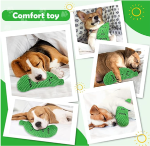 Toptan çevre dostu yeşil salatalık çiğnemek oyuncak köpek peluş turşu köpek oyuncaklar için - Product Image 4
