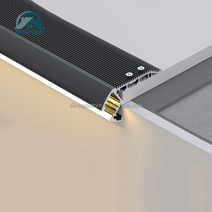 Bandes antidérapantes pour <span class=keywords><strong>escalier</strong></span> Win Top Black Lighting, pour cinéma, hôtel, en alliage d'aluminium, bande antidérapante <span class=keywords><strong>LED</strong></span>, bande <span class=keywords><strong>de</strong></span> <span class=keywords><strong>marche</strong></span> pour <span class=keywords><strong>escalier</strong></span> - Product Image 3