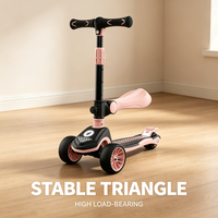 Trottinette pour enfants, cadre en aluminium, poignée en TPE, plateau en PP+GF, jeu en plein air, haute qualité