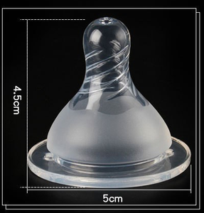 Tétine pour bébé avec <span class=keywords><strong>lait</strong></span> maternel naturel givré à large alésage avec accessoires de biberon en silicone à large ouverture - Product Image 6
