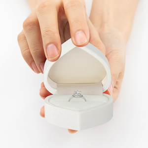 Luxury Velvet Love Creative Jewelry Velvet Jewelry <b>Box</b> Valentine's Day Ring Necklace <b>Earring</b> Set Packaging <b>Box</b> Wholesale - Product Image 3