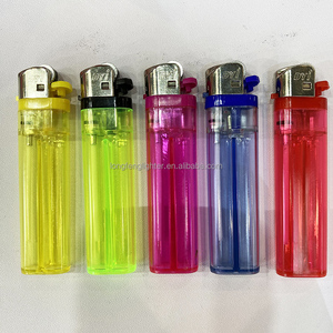 Encendedor de pedernal chino, venta al por mayor, plástico butano, cige rette, Feuerzeug, piedra de pedernal, cigarrillos, Gas, mini encendedor de fuego clásico - Product Image 2