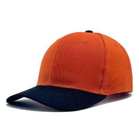 Gorra de Béisbol de Dos Tonos con Bloques de Color, Múltiples Opciones de Color, Logotipo Personalizado, Bordado, Impresión, Gorra Promocional Publicitaria al por Mayor