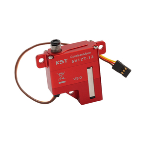 เซอร์โว HOT KST SV12T-12 แรงดันสูงพิเศษ 12V 22กก. 0.11วินาที แบบไร้แกนกลาง แรงบิด 20กก.ซม. สตาร์ทนุ่มนวล ตัวเรือนอลูมิเนียมอัลลอย สำหรับเครื่องบินบังคับวิทยุ - Product Image 2