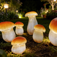 LED Simulations-Pilzlampe IP65 Wasserdicht 800 Lumen Stehende Kleine Fette Pilz-Modellierung Dekorative Beleuchtung