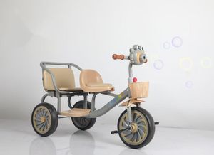 Tricycle pour enfants pas cher d'usine chinoise / Tricycle pour enfants avec siège arrière / Tricycle pour bébé pour enfants de 2 à 6 ans - Product Image 6