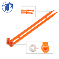 PN-PS2304 Scellés en plastique personnalisés numérotés Scellés en plastique à verrouillage personnalisés pour les compagnies aériennes