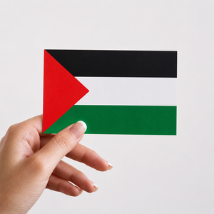 Bandera de Palestina 3x5 pies (90x150 cm) Adhesivo de Vinilo Resistente a la Decoloración, Bordes Reforzados, Impresión Digital para Eventos en Interiores/Exteriores - Product Image 6
