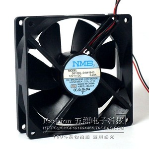 NMB พัดลมระบายความร้อน 9 ซม. 12V 0.28A DC แบริ่งบอลคู่แบบไม่มีแปรง 3610KL-04W-B40 - Product Image 3