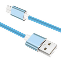 Fabricant professionnel, vente en gros d'usine, câble de données USB, câble USB tressé en coton, vente chaude, câble USB-Micro