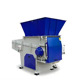 Industrial Single Shaft Shredder Plastic Recycle Soft Carpet Shredder