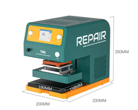 Nouvelle machine de pressage pneumatique TBK 201P 2026, laminateur chauffant 800W pour la réparation des écrans et des coques arrière de téléphones portables