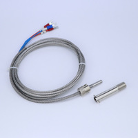 Sonde de température filetée DWEL WRNT202, thermocouple S/R/B/K/E/J/N/T, RTD PT100 PT1000 PT200 PT500 pour four d'extrusion