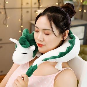 Muñeco de Peluche Dragón Haku en Forma de U de 32CM, Juguete de Peluche Súper Suave con Relleno de Algodón PP, Juguete de Compañía - Product Image 6