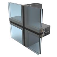 Mur-rideau en aluminium personnalisé conçoit des panneaux de façade en métal en aluminium massif de gros d'usine pour bâtiment extérieur