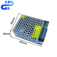 Alimentation à découpage 12V-15W 1.25A pour LED d'intérieur, rubans LED, automatisation industrielle, CCTV, SMPS, transformateur d'alimentation