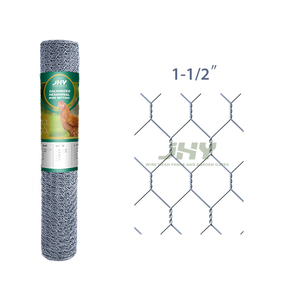 Malla de Alambre <span class=keywords><strong>Hexagonal</strong></span> Galvanizada para Cercas de Pollo, Duradera, de 1-1/2 Pulgadas, al por Mayor - Product Image 3