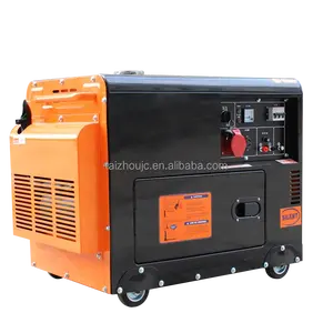 Taizhou JC 6500DS 5kw 6kva generator diesel portabel tipe super senyap