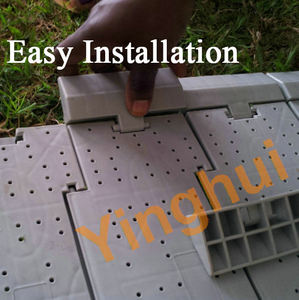 Protection en plastique extérieure T-02 de gazon d'événement de concert parquetant l'installation facile plancher modulaire de chapiteau de mariage - Product Image 6