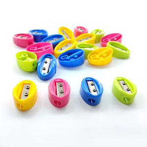 Petit taille-crayon manuel à un seul trou, design en forme de feuille de maïs multicolore, pour les enfants de l'école primaire - Product Image 6
