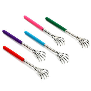 Massageador traseiro de arranhões, massageador telescópico de aço inoxidável, garra, raspador traseiro, extensível, vara de coceira, cuidados com a saúde - Product Image 6