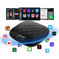 Adaptador Inalámbrico Carplay para Auto, Speed Carlinkit Tbox con Sistema Android 13, Reproductor Multimedia, Aplicaciones Masivas, Video, IA, 4G, 64 GB, Smart Auto
