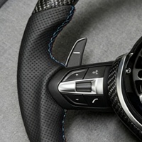 Volant en fibre de carbone adapté aux BMW Série F 1 3 5 7 X5 F15 E70 X6 F16 E71 E60 E90 F20 F10 F30 F32 F36