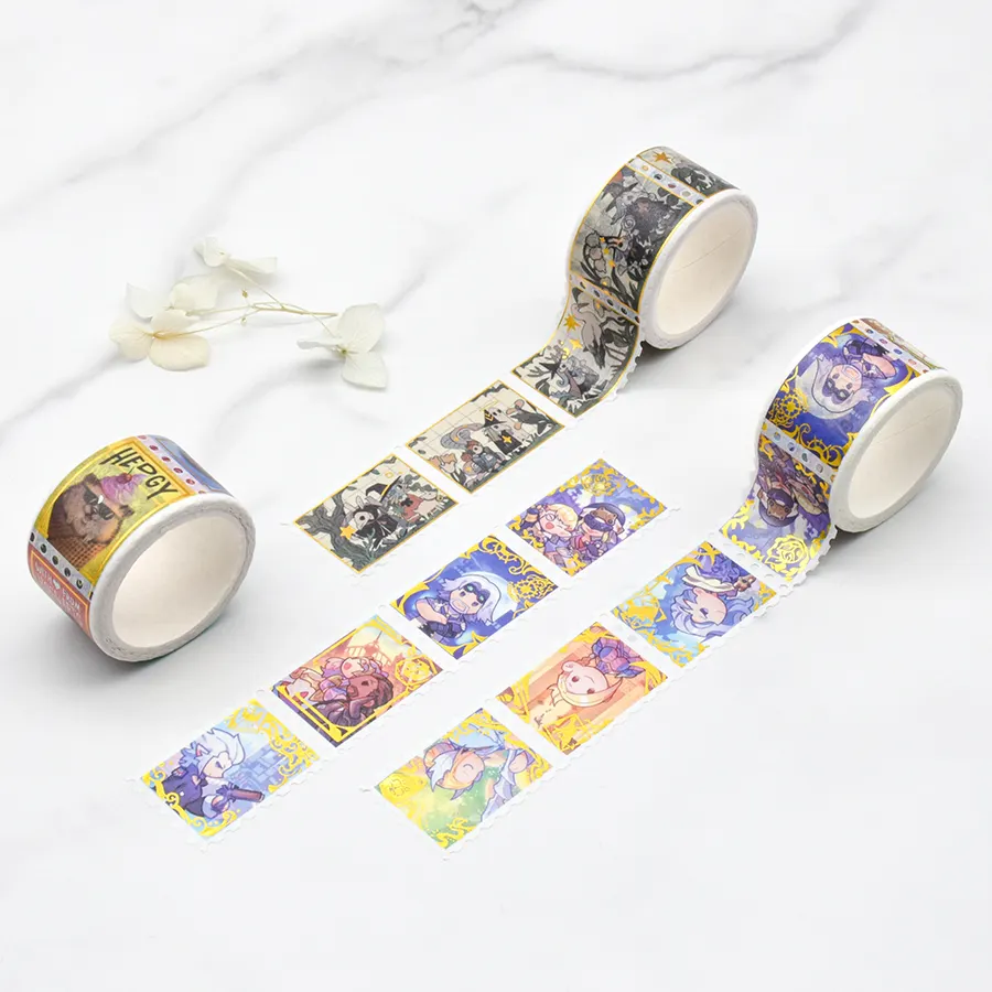 Sticker Sheet Roll Provider Stamp Custom Washi Tape Suppliers