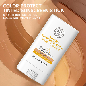 Stick Solare Colorato Leggero Opaco con <span class=keywords><strong>Protezione</strong></span> UV Minerale all'Ossido di Zinco Idratante SPF <span class=keywords><strong>50</strong></span> per Pelle Nera Secca - Product Image 4