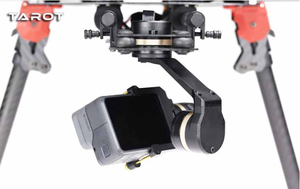 <span class=keywords><strong>Tarot</strong></span> GOPRO 3D V Metal 3axis Gimbal TL3T05, construit avec un châssis monolithique nervuré entièrement usiné CNC pour une durabilité industrielle. - Product Image 5
