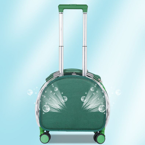 Sac de <span class=keywords><strong>transport</strong></span> transparent pour animaux de compagnie, valise à roulettes portable pour chats et petits chiens, sac de <span class=keywords><strong>transport</strong></span> durable pour animaux de compagnie, <span class=keywords><strong>chariot</strong></span> professionnel pour animaux de compagnie - Product Image 2