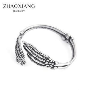 กำไลข้อมือรูปหัวกระโหลก สไตล์พังก์ ขายส่งอุปกรณ์ทำเครื่องประดับสำหรับผู้เริ่มต้น ซัพพลายเออร์จีน ราคาถูก - Product Image 2