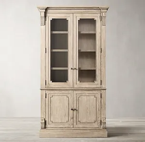 豪华现代设计橱柜厨房家具木质材料客厅储物柜