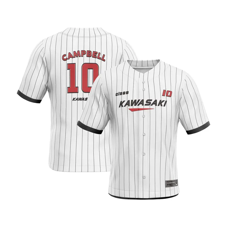 Leere Großhandel Günstige Benutzer definierte Sublimation Druck Baseball Trikots T-Shirt Kurzarm Genähte Baseball Uniform