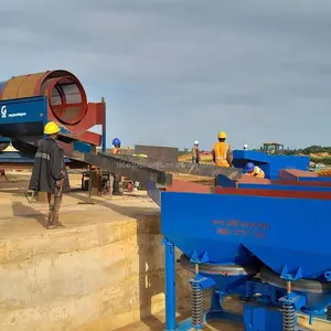 100TPD באיכות גבוהה כריית כבידה יתרונות הפרדת תהליך ציוד מפעל לעפרות פח