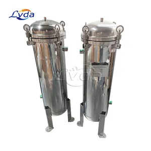 Top ranking supplier stainless steel bag filter housing for irrigation