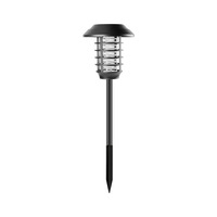 Lampe anti-moustiques à lumière UV étanche IP65 alimentée par énergie solaire et batterie au lithium - Choc électrique - Utilisation en extérieur pour les jardins et les patios