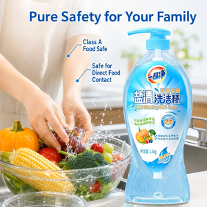 Detergente Liquido <span class=keywords><strong>per</strong></span> <span class=keywords><strong>Piatti</strong></span> con Formula al Sale Naturale, Sicuro <span class=keywords><strong>per</strong></span> Frutta e Verdura, <span class=keywords><strong>Sgrassatore</strong></span> Ecologico - Product Image 1