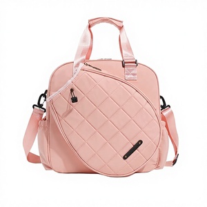 Bolsa Deportiva Acolchada de Poliéster con Cierre de Cremallera y Correa para el Hombro en Rosa, Morado, Naranja, Verde Azulado, Blanco, Negro - Product Image 2