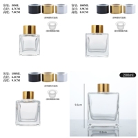 Diffuseur de parfum d'ambiance pour hôtel, logo personnalisé, écologique, en verre, avec parfum de lavande, coffret cadeau de luxe 150 ml