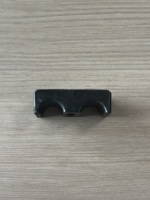 Collier de serrage en plastique automobile en nylon renforcé personnalisable de Shandong, 55*30*15mm, double trou, fixation simple