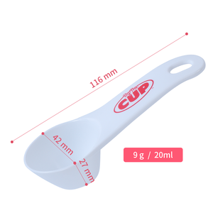Cuchara medidora de plástico de 20ml de grado alimenticio, cuchara impresa con logotipo de patrón personalizable para leche en polvo y café - Product Image 2
