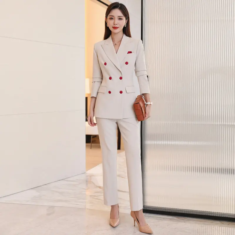 2022 Custom Ladies Blazers Trajes Y Esmoquin Para Mujeres Business Woman Suit For Women Formal