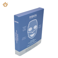 Emballage de soins de la peau de carte de papier coloré du fabricant chinois PR Box Masque facial en relief pour la beauté des cosmétiques Lotion pour la peau