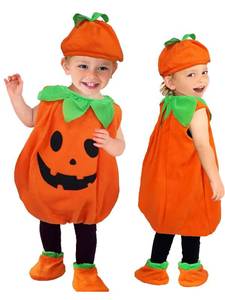 Costume d'Halloween pour enfants, garçons et filles, déguisements COSPLAY, costumes de spectacle, robe de citrouille pour enfants - Product Image 2