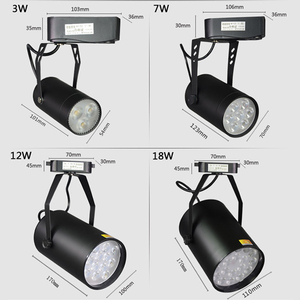 Từ theo dõi Đèn thiết kế hiện đại cao lumen dẫn thương mại cửa hàng hệ thống chiếu sáng Đen COB Chip - Product Image 4