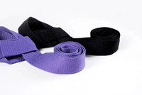 Eco Friendly Studio Practice Polyester Katoen Multi Functioneel Verstelbare Custom Logo Yoga Mat Draagband