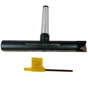 Assorts 7 Fly Cutter Mt2 M10x1.5 Tcmt1604 Single Flute Carbide Milling Cutter For Cnc <b>Machining</b> Center - Product Image 1