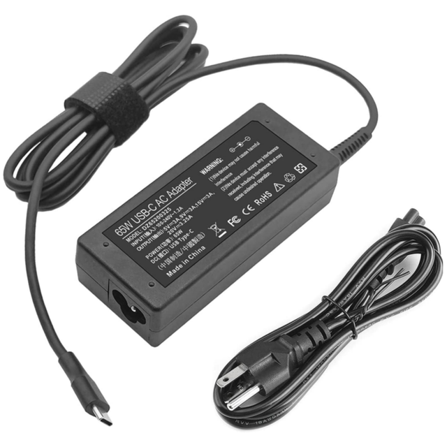New 65W Laptop USB Type C Charger for HP EliteBook x360 1040 630 745 835 840 G9 845 860 G10 ProBook 440 450 455 460 Adapter
