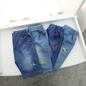 Shopping en ligne, jeans courts pour garçons, denim pour enfants, provenant de sites de vente en gros en Chine - Product Image 2
